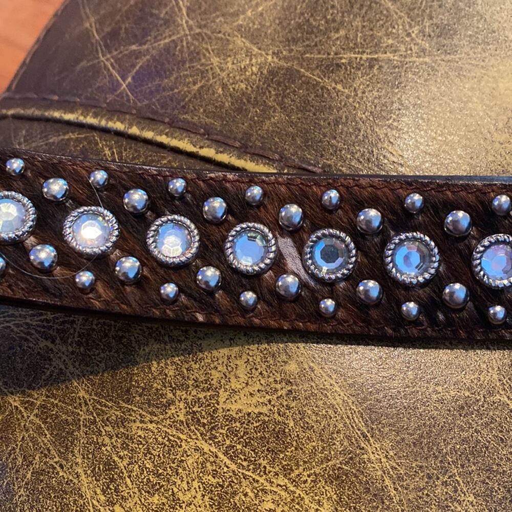 3D leather and bling belt - Picture 11 of 11